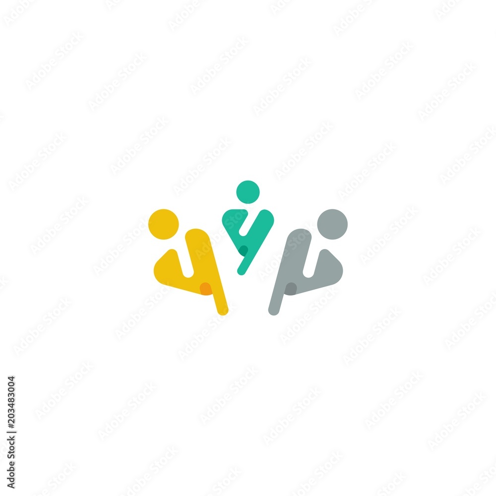 Abstract People symbol, togetherness and community concept design, creative hub, social connection icon ,Creative community logo concept. Abstract People symbol, togetherness and community concept design, creative hub, social connection icon ,Creative community logo concept.