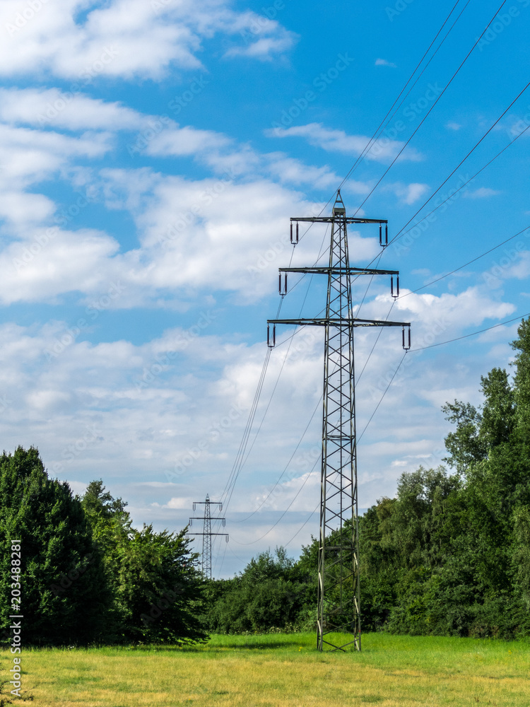 Obraz premium Power lines