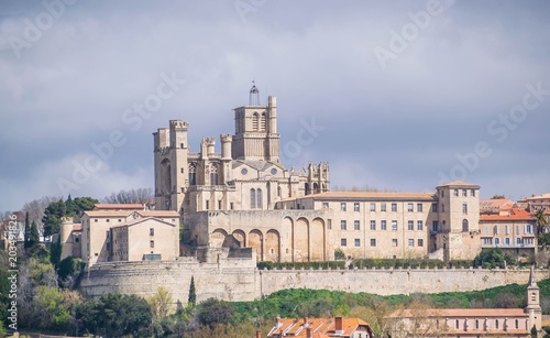 Obraz na płótnie Béziers, Hérault, Occitanie, France. w salonie