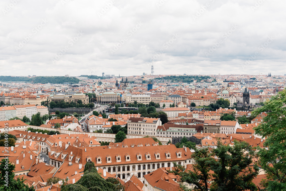 Cityscape of Prague from Mala Strana