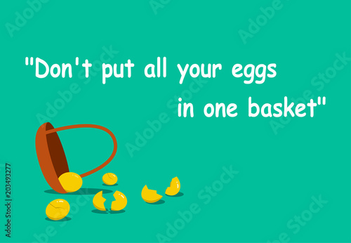 Don't put all your eggs in one basket with art