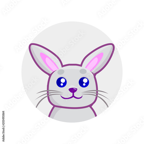 Cute rabbit avatar profile