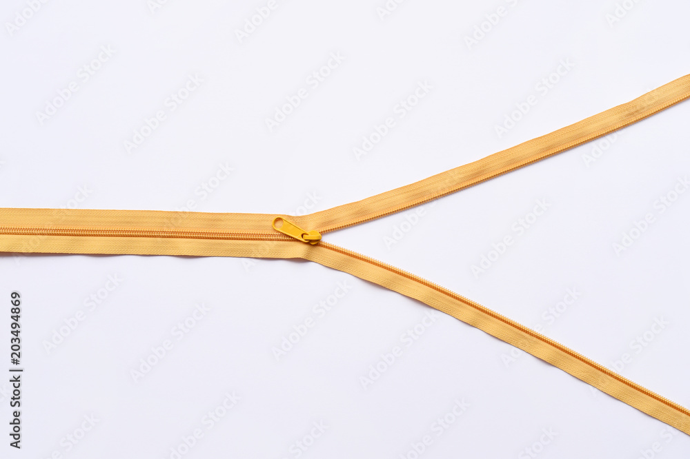 close up of zipper for material design with clipping path for background close up of zipper for material design with clipping path for background