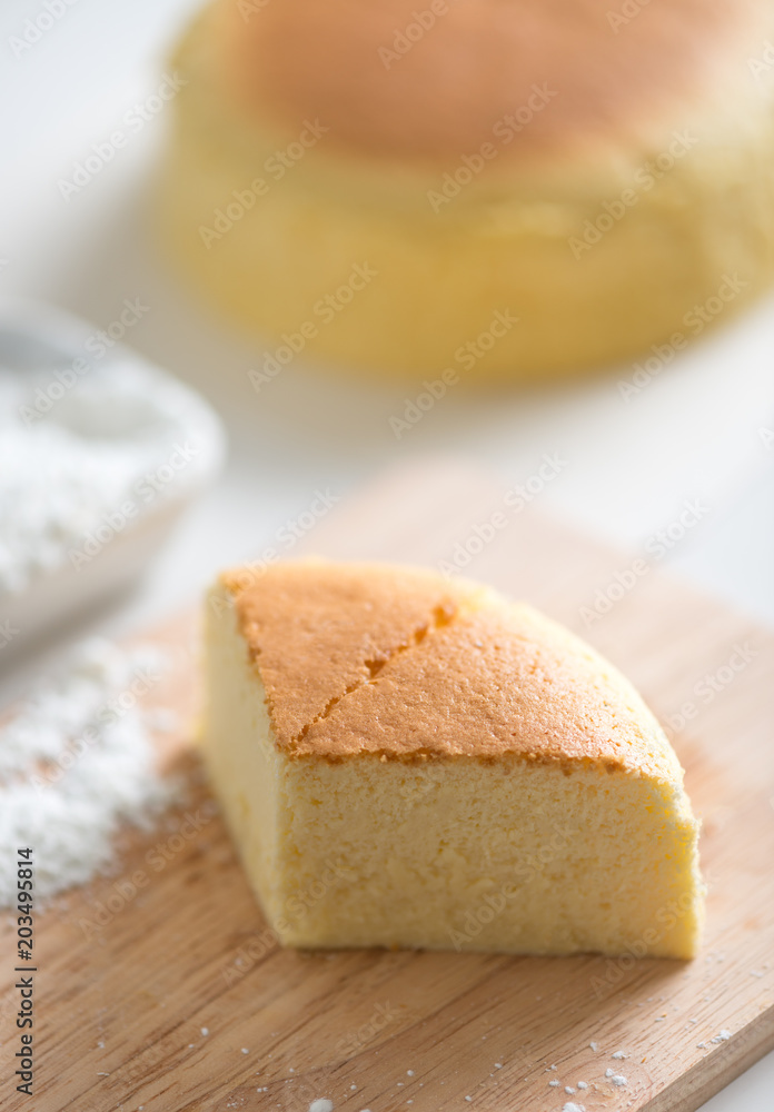Egg cake with Japan, cotton cake