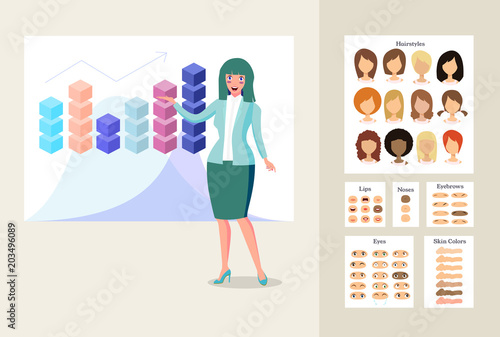 Business Woman in Presentation