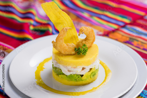 Plakat Peruvian food: Causa