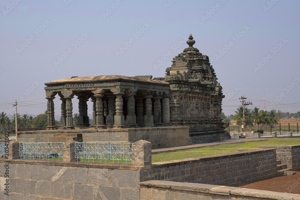 Kashivishvanatha Temple, Lakundi, Karnataka State, India.