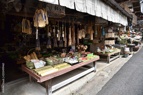 吉野の参詣道のお店