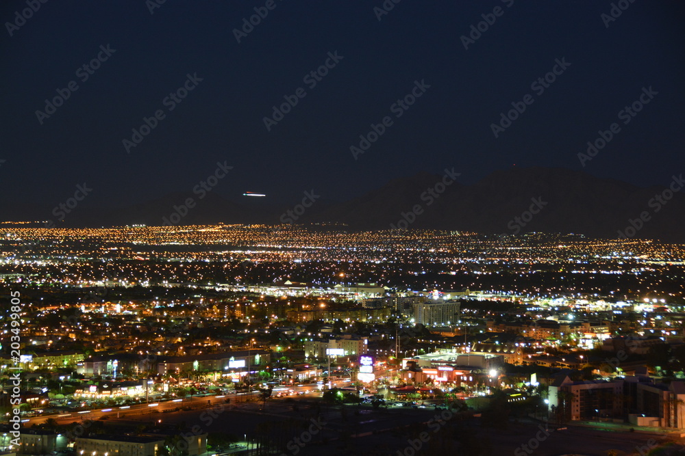 Naklejka premium ラスベガス ネバダ州 街並み
