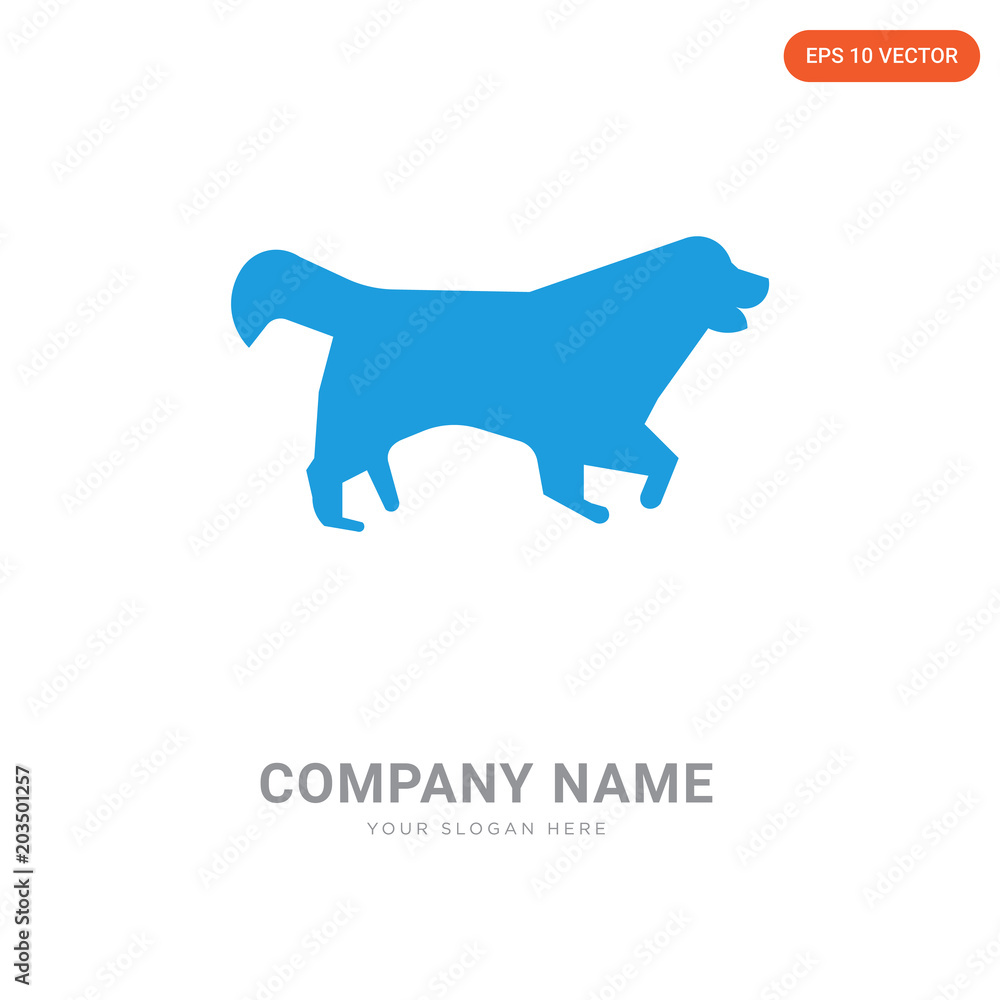 bernese mountain dog company logo design