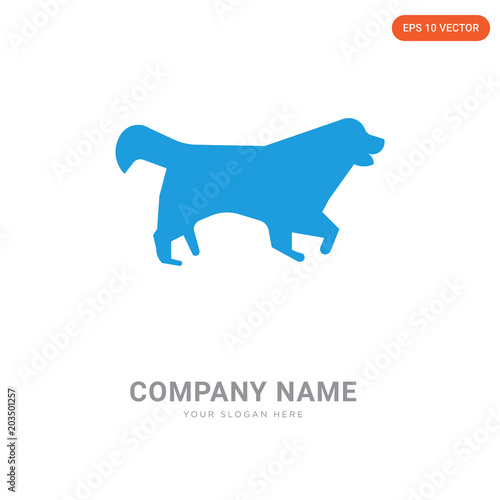 bernese mountain dog company logo design