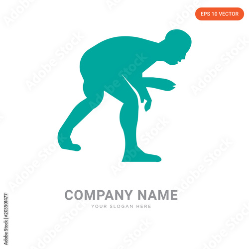 wrestling company logo design