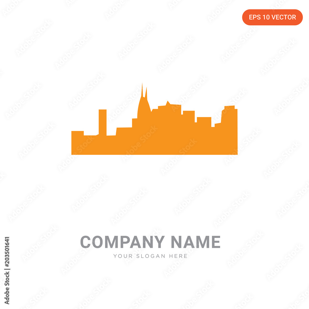 cleveland skyline company logo design