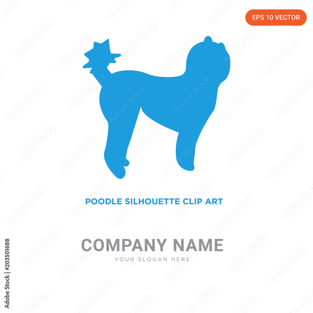 poodle company logo design
