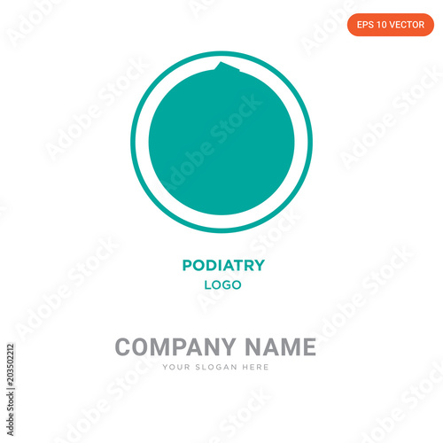 podiatry company logo design