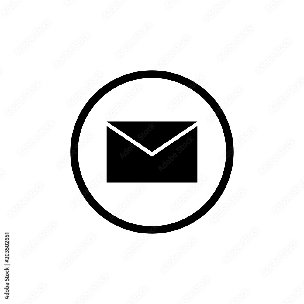 Opened email envelope vector icon Opened email envelope vector icon