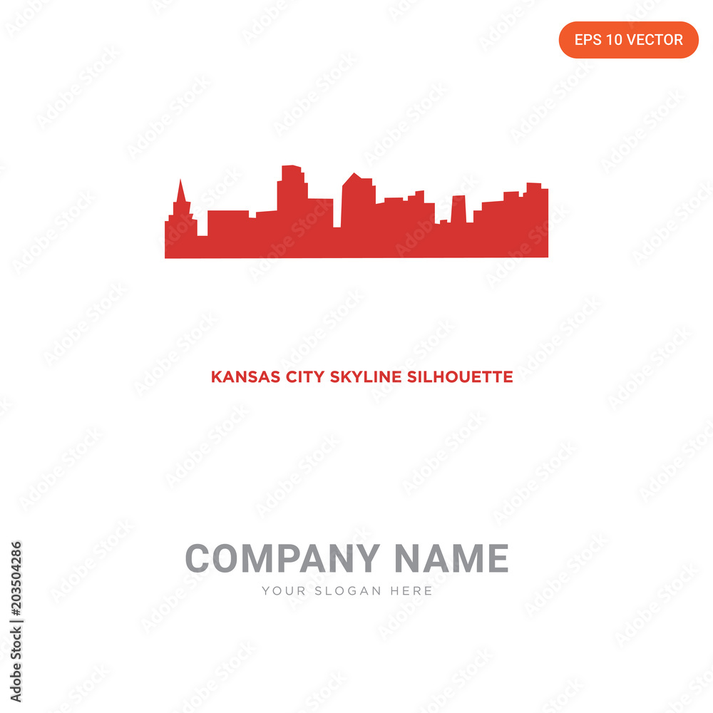 kansas city skyline company logo design