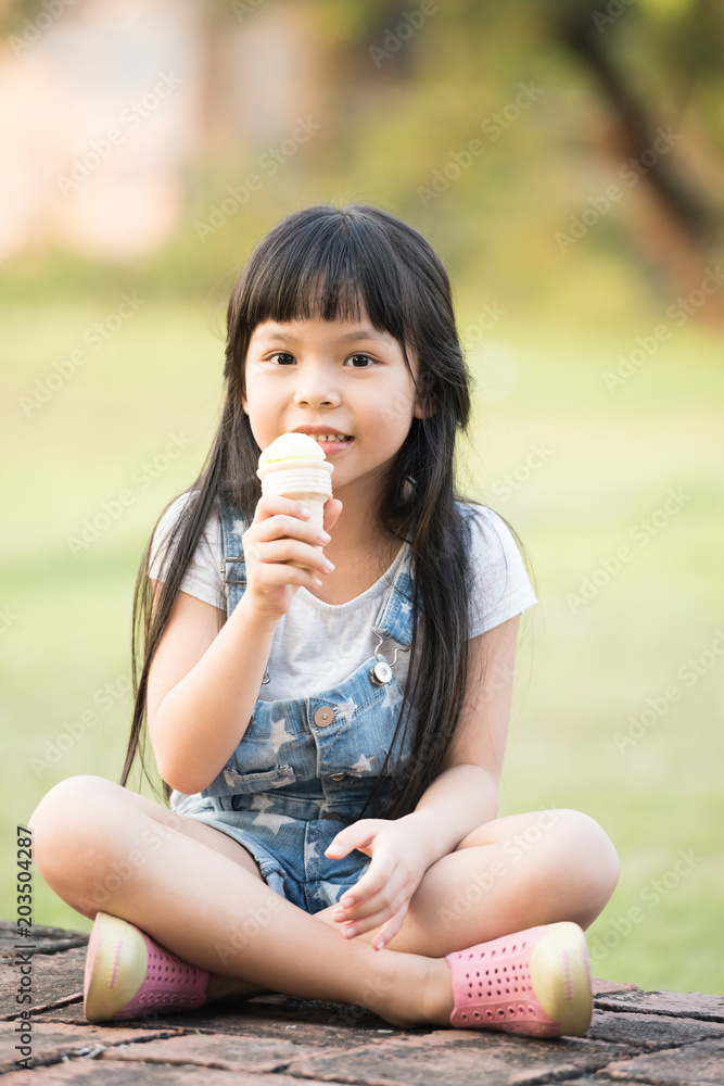 kid with ice cream kid with ice cream