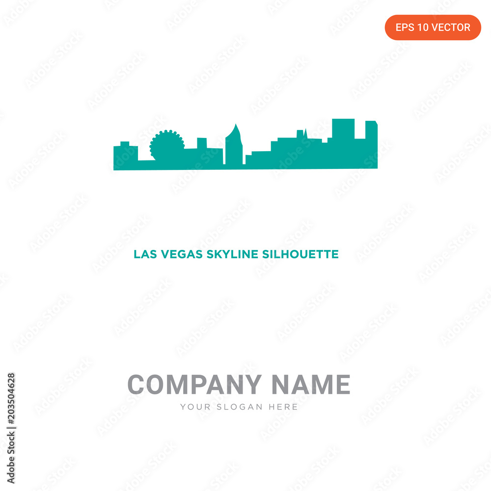 las vegas skyline company logo design