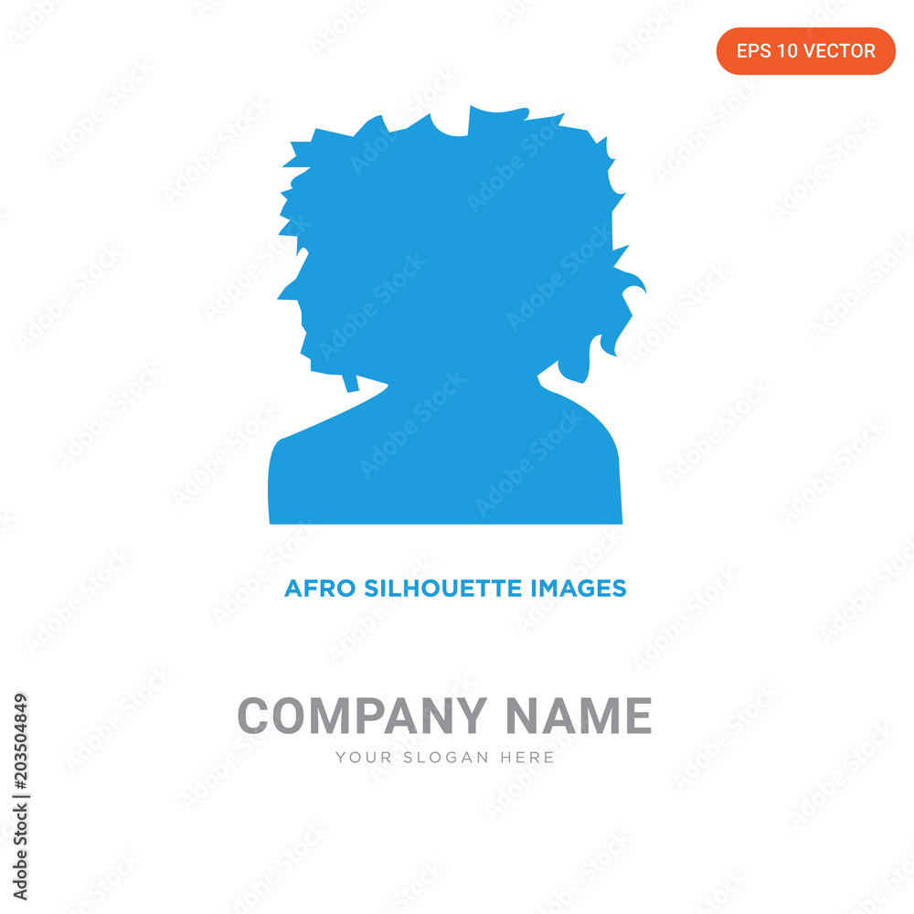 afro company logo design