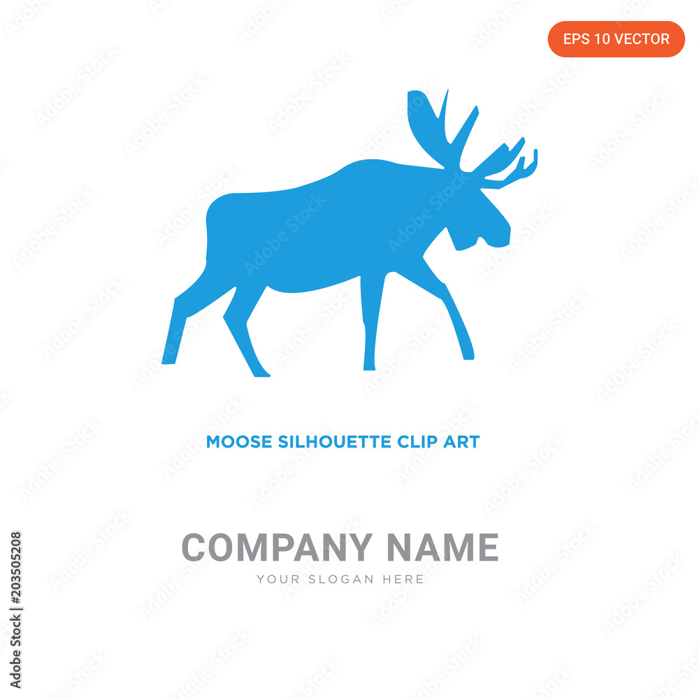 moose company logo design