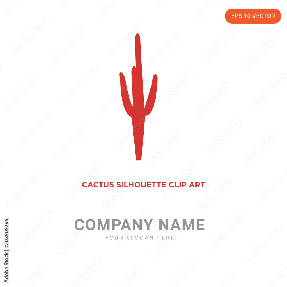 cactus company logo design