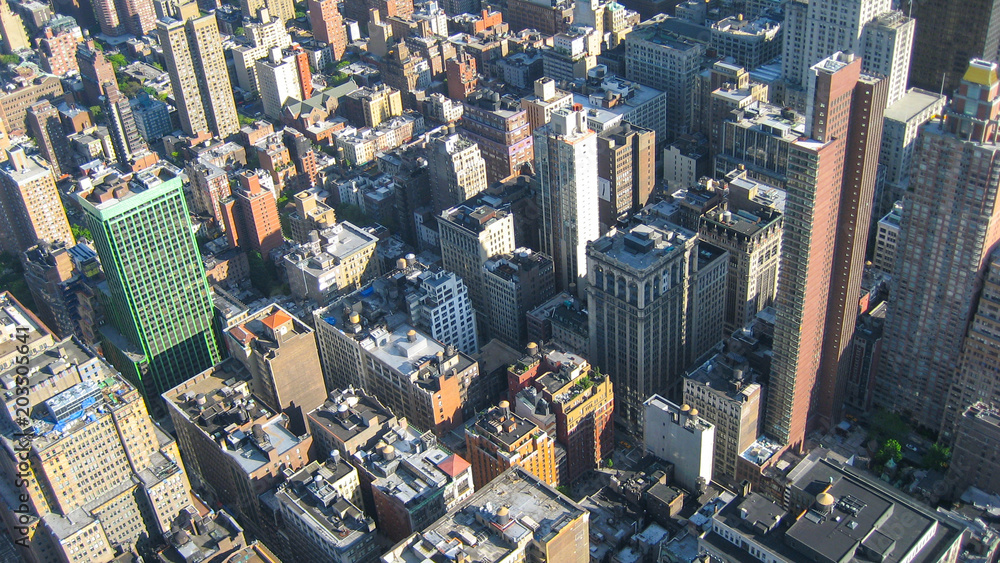 Fototapeta premium New York City view from top