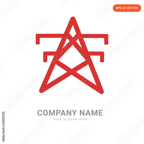 Electric Tower company logo design