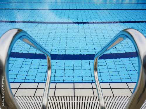 Swimming Pool Stairs water sport Pool water surface summer background