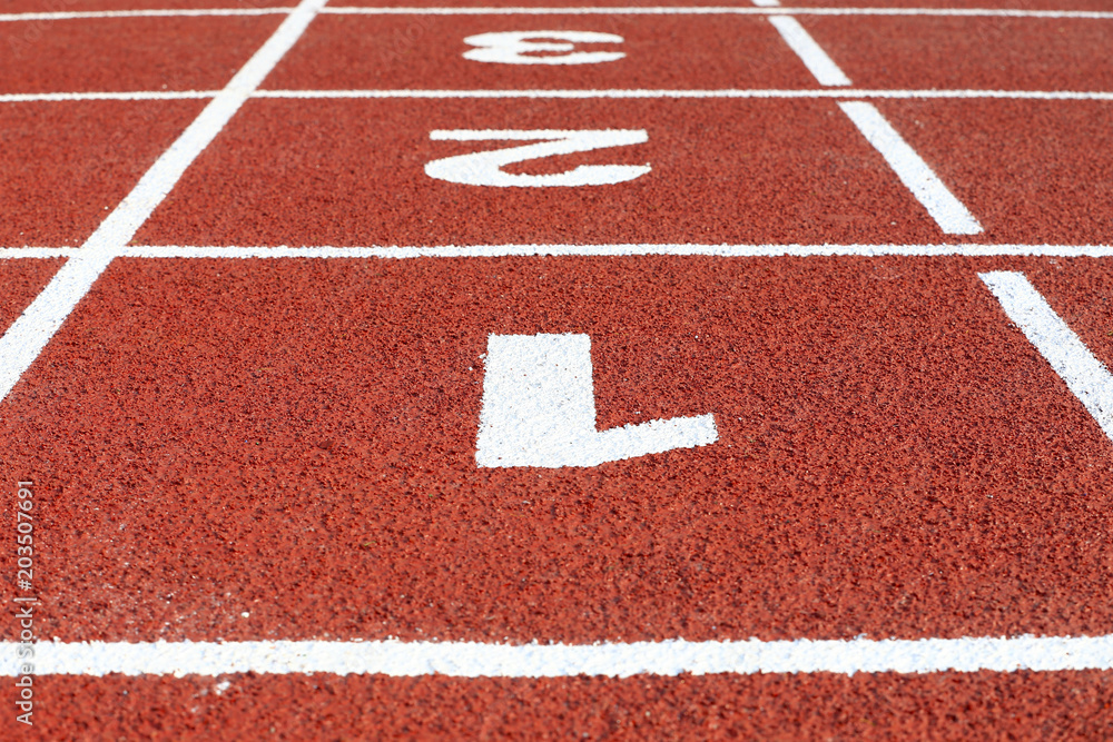 Beautiful runway, in track and field Beautiful runway, in track and field
