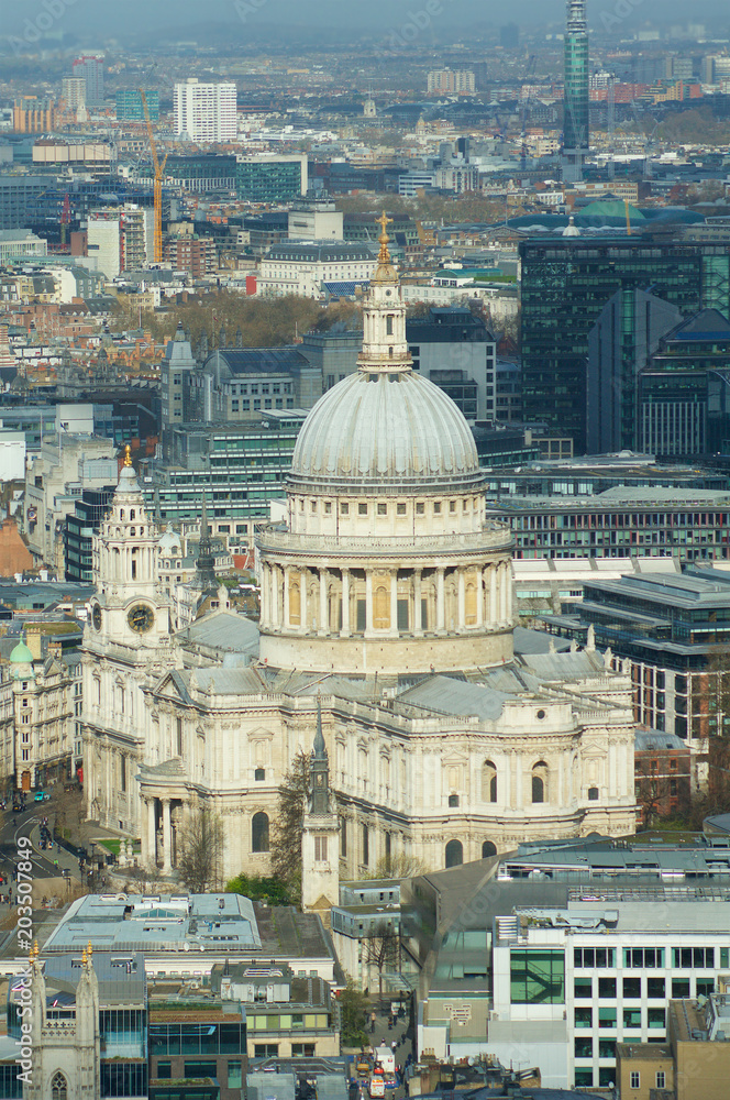 St.Paul's Cathedral aerial