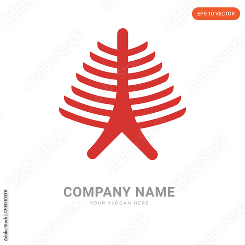 Human Ribs company logo design