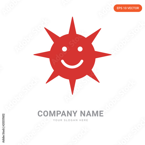 Smiling Sun company logo design