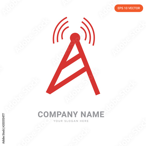 Tele company logo design