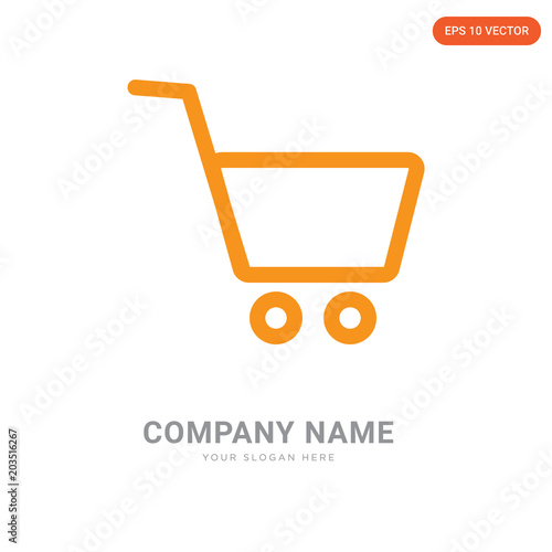 Shopping cart company logo design
