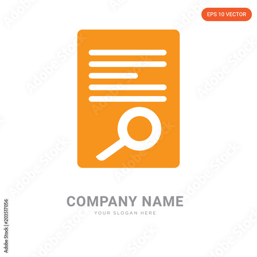 Document view company logo design