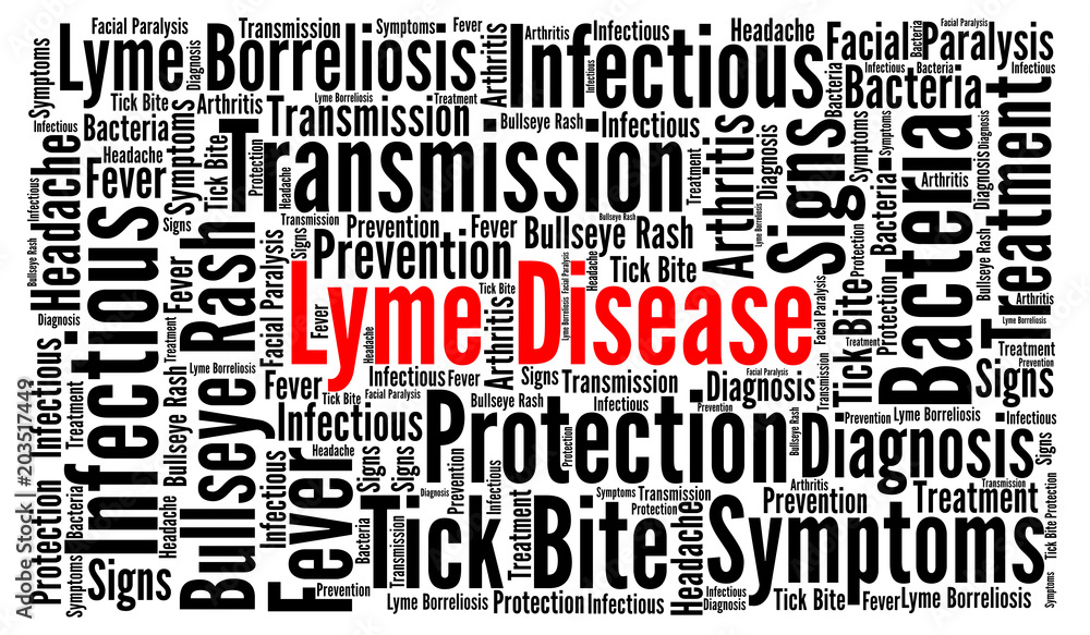 Lyme disease word cloud Lyme disease word cloud