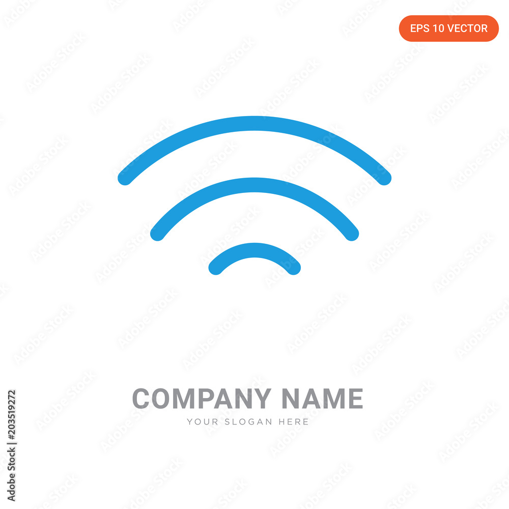 Wifi company logo design Wifi company logo design