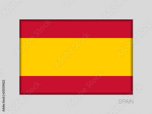 Free Download Flag of Spain without Coat of Arms. National Ensign Aspect Ratio 2 to 3 on Gray - GFXLoad