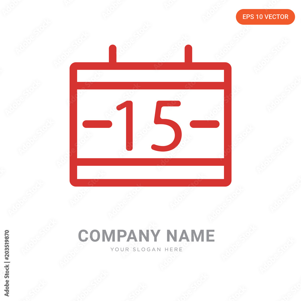 Calendar company logo design