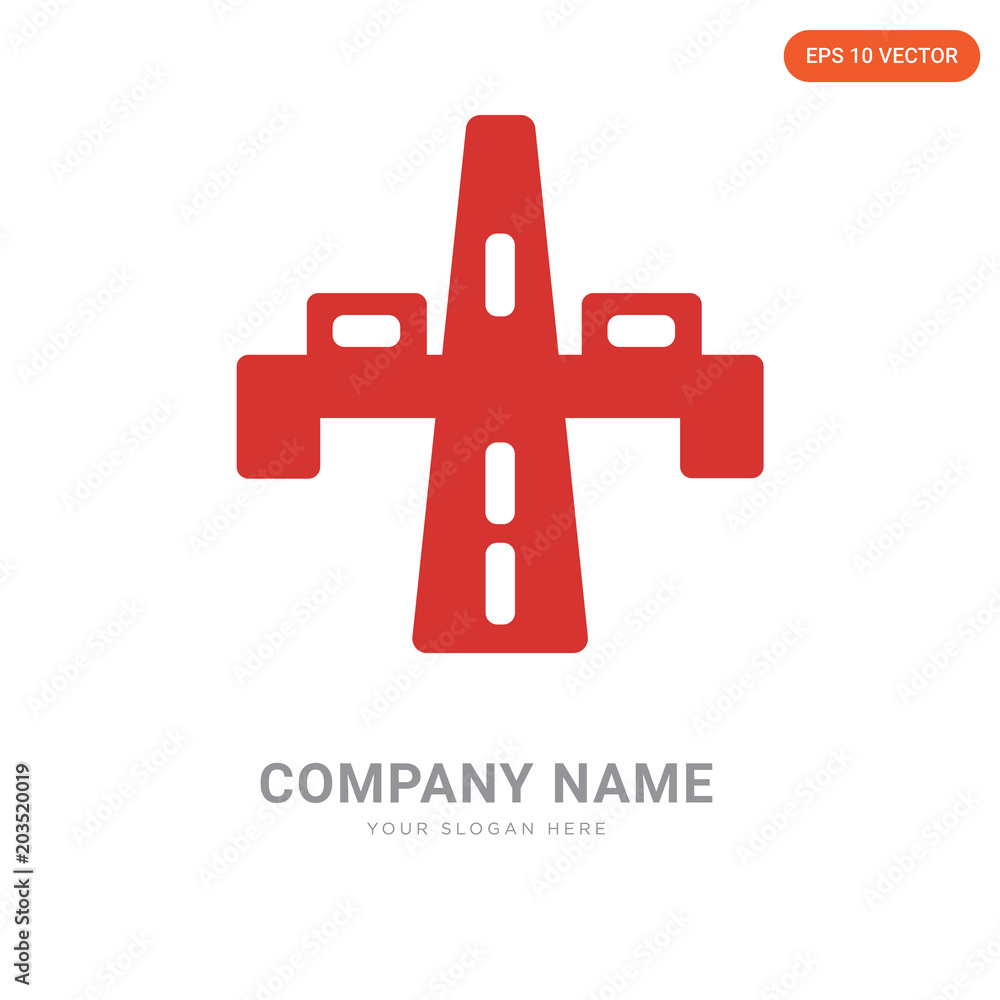 Fototapeta premium Highway company logo design