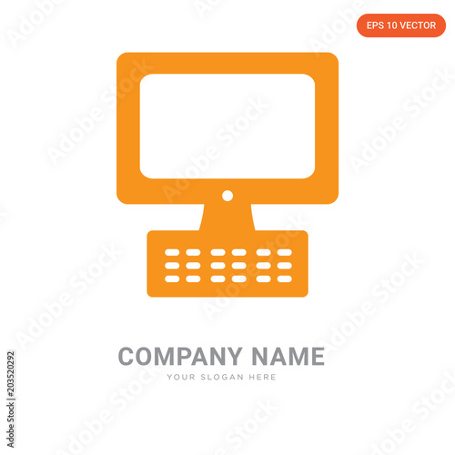 Computer company logo design