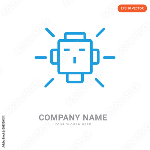 Artificial intelligence company logo design