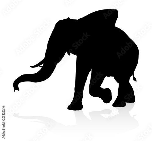 Elephant Animal Silhouette