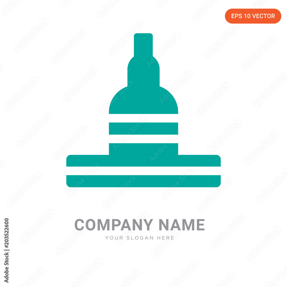 Great buddha of thailand company logo design Great buddha of thailand company logo design