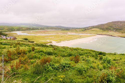 Landscapes of Ireland. Barleycove beach © puckillustrations