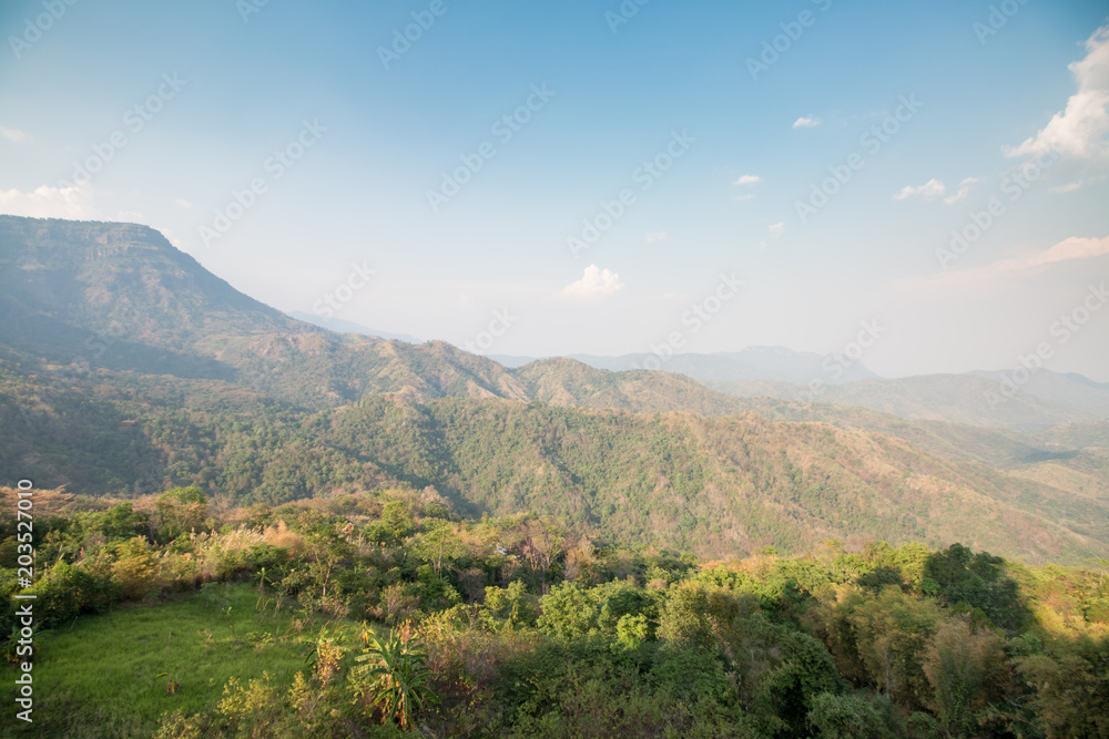 Obraz premium mountain lanscape view