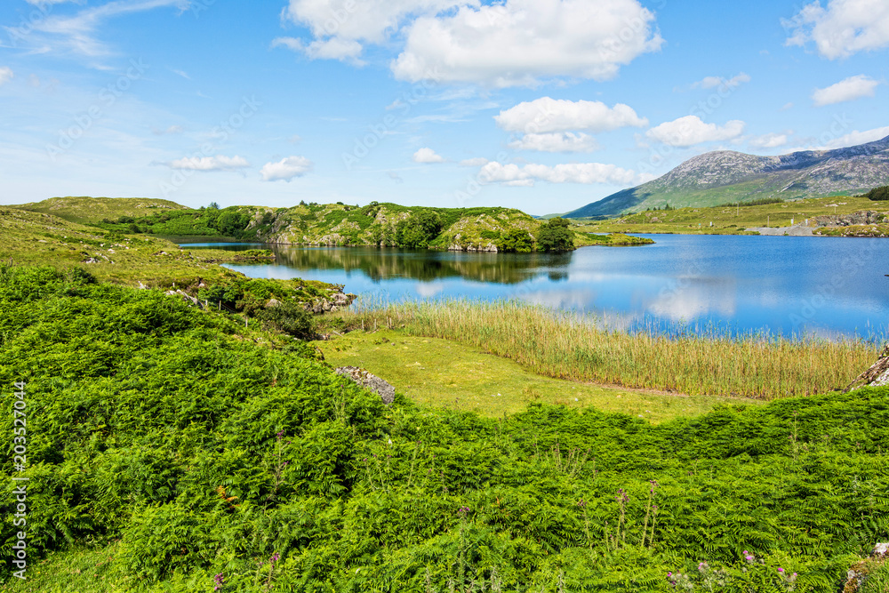Landscapes of Ireland. Connemara in Galway county
