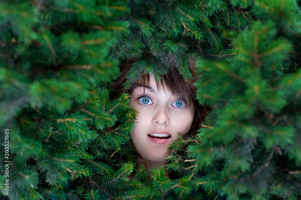frightened beautiful girls face frightened beautiful girls face