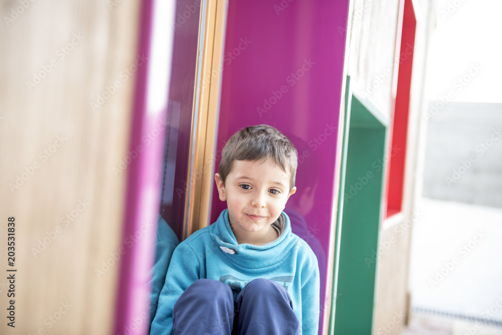 Little boy posing Little boy posing